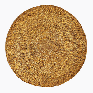stitch seagrass placemat